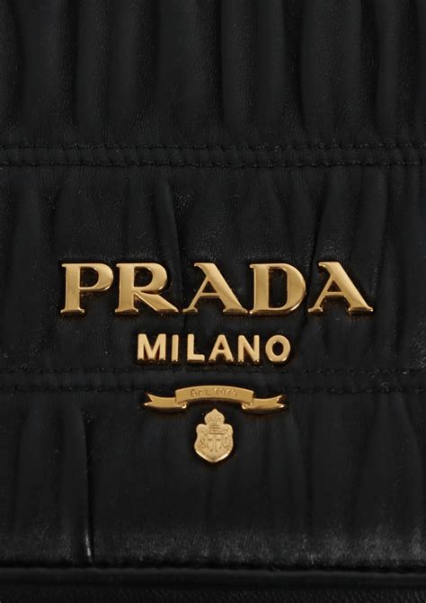 Prada nappa gaufre shoulder bag